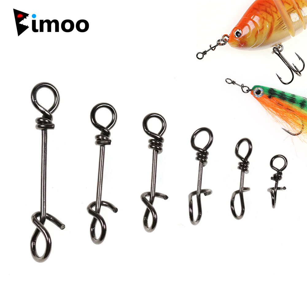 Fishing Equipment Cheap - บีมู ชุดอุปกรณ์ตกปลา 50 ชิ้น ตัวล็อคสปริงสแตนเลสแบบปลดเร็ว สำหรับเชื่อมต่อสายเอ็นตกปลา