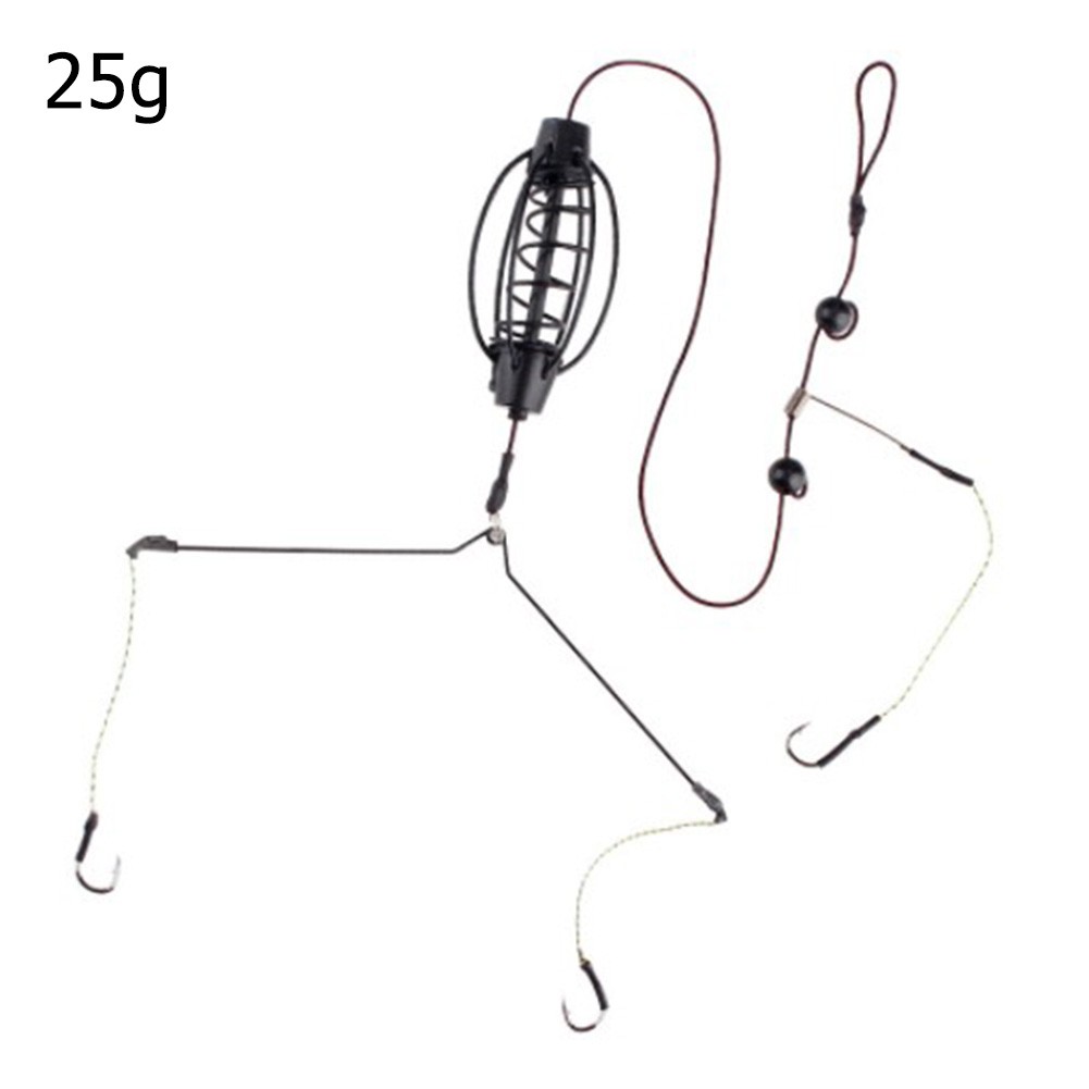 Fishing Equipment Carp - 1PCS ปลาคาร์พตกปลา Feeder ปลาคาร์พยุโรปกรงตกปลา Hook RIG