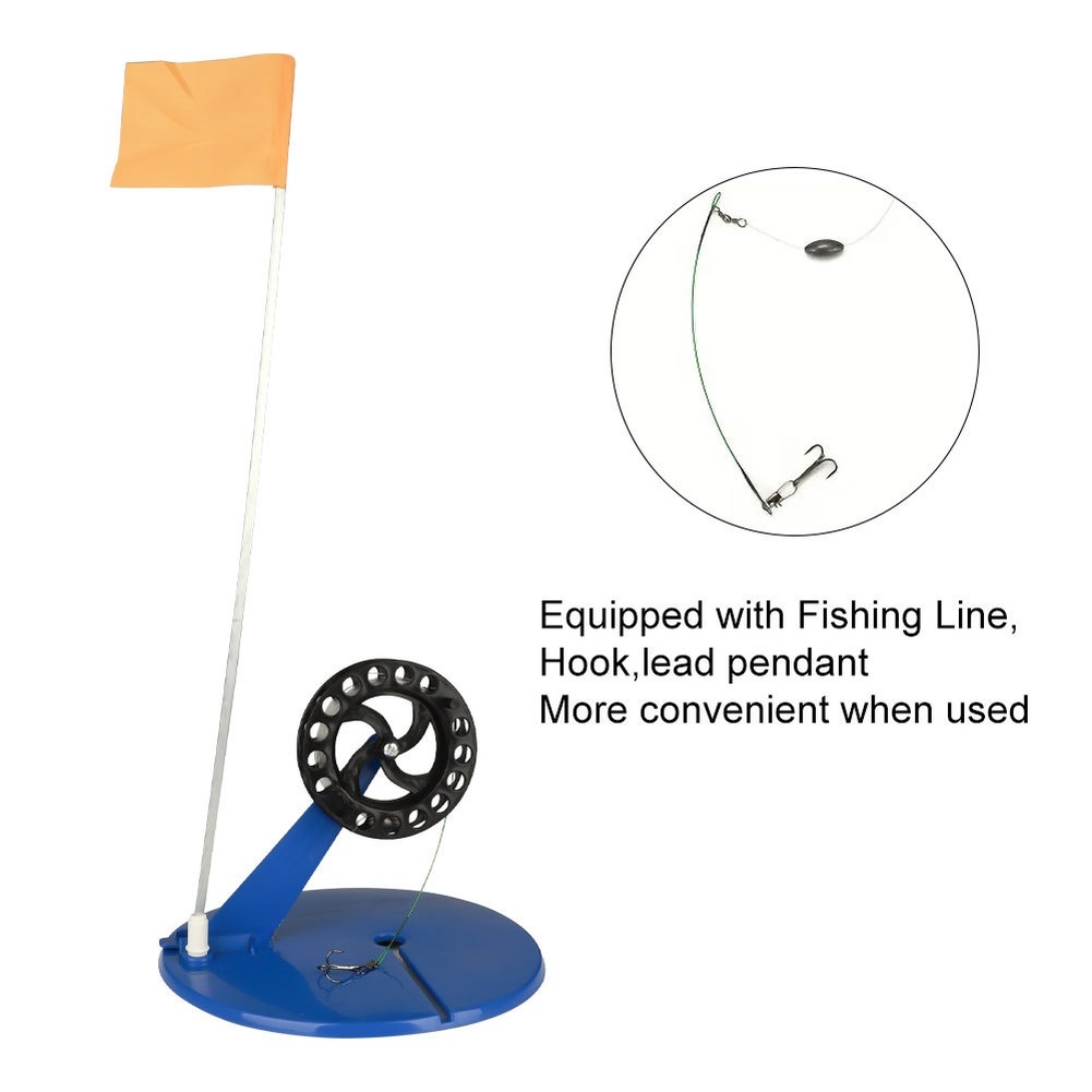 ชุดธงสำหรับตกปลาบนน้ำแข็ง 10 ช - Ice Fishing Tip Up บทวิจารณ์และราคา