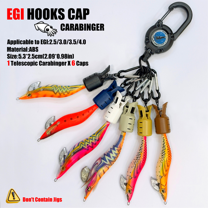 ปลาหมึกจิ๊กตะขอหมวกและคาราบิเน - Fishing Equipment Carp บทวิจารณ์และราคา