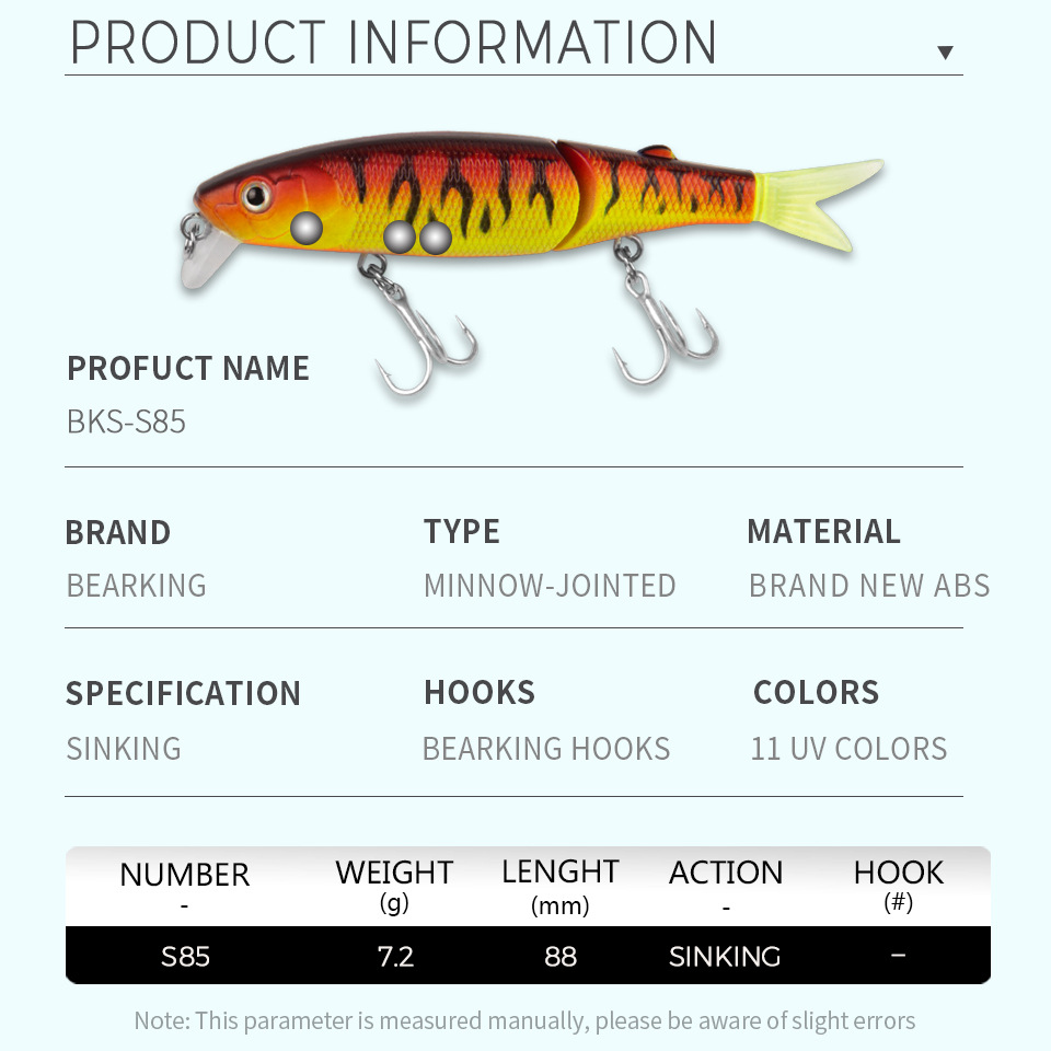 S85 Bearking ยี่ห้อ 1PC AS-S85 - Fishing Equipment Brands บทวิจารณ์และราคา